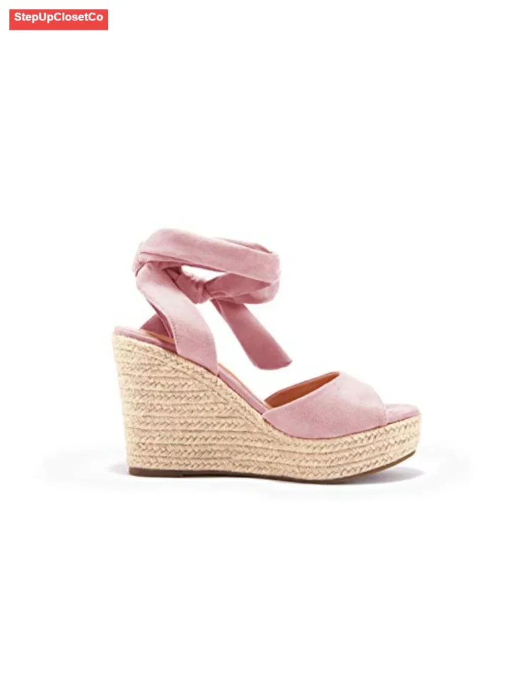 Espadrille Platform Wedge Sandals with Ankle Strap Open Toe High Heel